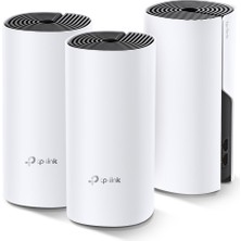 TP-Link Deco M4 (3-Pack) | Wi-Fi 5 Mesh Sistemi | AC1200 Mbps Hız | Fiber Uyumlu | Çift Bant | Gigabit Port | 100 Cihaz | 370 m² Kapsama Alanı | WPA3 | Mobil Uygulama ile Kolay Kurulum