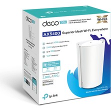 TP-Link Deco X73-DSL(1-pack) Fiber Destekli Wi-Fi 6 VDSL Mesh Modemi | AX5400 Mbps Hız | Çift Bant | 1 Gbps Port | 150 Cihaz | 270 m² Kapsama Alanı | WPA3 | Mobil Uygulama ile Kolay Kurulum