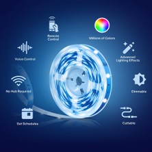 TP-Link Tapo L900-5 | Akıllı Wi-Fi LED Şerit | 5m |  Çok Renkli | Müzikle Senkronizasyon | Uygulama ve Sesle Kontrol | Alexa & Google Assistant Uyumlu | Kolay Kurulumlu Dekoratif LED Işık