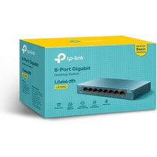 TP-Link LS108G 8 Port 10-100-1000 Mbps Switch Metal Kasa