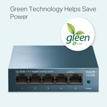 Tp-Link LS105G 5 Port 10-100-1000 Mbps Switch Metal Kasa