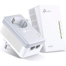 TP-Link TL-WPA4226 KIT | Powerline Adaptör Seti | AV600 + N300 Mbps | WiFi Destekli | Ethernet Port | Tak ve Çalıştır | Kolay Kurulum | Tüm Modem ve Router Modelleri ile Uyumludur