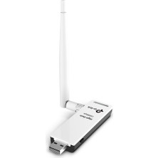 TP-Link TL-WN722N | Wi-Fi 4 USB Adaptör | 150 Mbps | 4dBi Anten ile Yüksek Çekim Gücü | WPS Butonu | Kolay Kurulum | Windows | macOS  & Linux Uyumlu