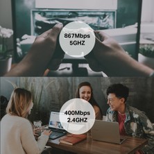 TP-Link Archer T3U | Wi-Fi 5 USB Adaptör | AC1300 Mbps | Dual-Band | Mini Tasarım | MU-MIMO | USB 3.0 | Kolay Kurulum | Windows & Mac Uyumlu