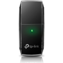 TP-Link Archer T2U | Wi-Fi 5 USB Adaptör | 600 Mbps | Dual Band | 802.11ac | Çift Bant | Gelişmiş Güvenlik | Windows | Mac & Linux Uyumlu