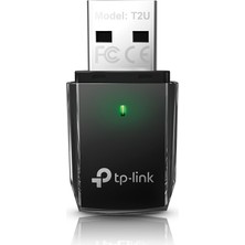 TP-Link Archer T2U | Wi-Fi 5 USB Adaptör | 600 Mbps | Dual Band | 802.11ac | Çift Bant | Gelişmiş Güvenlik | Windows | Mac & Linux Uyumlu