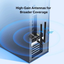 TP-Link Archer TX50E | Wi-Fi 6 & Bluetooth 5.0 PCIe Adaptör | AX3000 Mbps | İki Anten | 1024-QAM | OFDMA & 160 MHz Bant Genişliği | Ultra Düşük Gecikme | Windows 10/11 Uyumlu