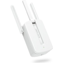 Mercusys MW300RE | N300 Mbps Wi-Fi 4 Menzil Genişletici | 3 Harici Anten | Tek Tuşla Kolay Kurulum