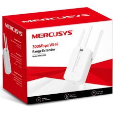 Mercusys MW300RE | N300 Mbps Wi-Fi 4 Menzil Genişletici | 3 Harici Anten | Tek Tuşla Kolay Kurulum