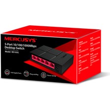 Mercusys MS105G 5-Port 10/100/1000 Mbps Masaüstü Switch