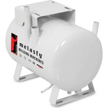 Melasty Süt Sağma Makinesi 15 Litre Yağlı Tip Vakum Tankı (Universal Model) (Galvaniz Kaplı)