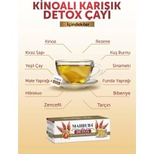 Mahbuba Kinoalı Karışık Detox Diyet Glutensiz Form Bitki Çayı 1 Aylık - ( 30 Kullanım ) Net 60gr x 12 Paket