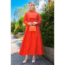 Kat Kat Elbise Turuncu HM2172