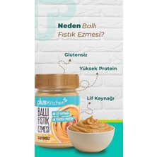 Plus Kitchen Ballı Fıstık Ezmesi 300 gr