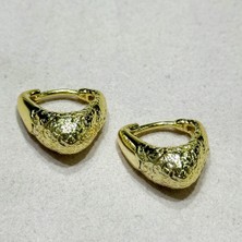 Masaliko Bendo 3 Gümüş Küpe MS3673, 925 Ayar Gümüş, Ithal Ürün, Altın Kaplama