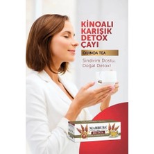 Mahbuba Kinoalı Karışık Detox Diyet Glutensiz Form Bitki Çayı 1 Aylık - ( 30 Kullanım ) Net 60gr x 24 Paket