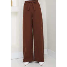 Bağlamalı Pantolon Kahverengi HM2782