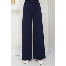 Bağlamalı Pantolon Lacivert HM2782