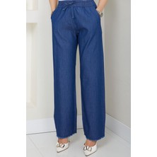 Beli Lastikli Kot  Pantolon Koyu Mavi HM2726