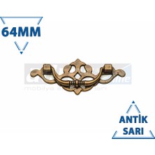 Adresline Özlem Kulp 4'lü 64mm Antik Sarı