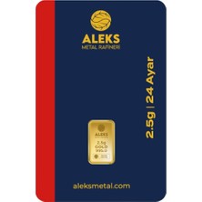 Agakulche 2,5 gr 995 24 Ayar Amr Külçe Altın