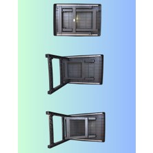 Büyük Boy Çelik Destekli Katlanır Piknik & Kamp Sehpası & Bahçe Balkon Sehpası 80 x 55 cm