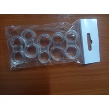 Plastik Şeffaf (8) Kapı Kolu Tamponu 1 Paket 5 Adet