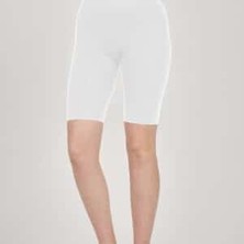 Kadın Modal Bi̇si̇klet Boy Orta Yüksek Bel Di̇z Üstü Ince Likralı Tayt