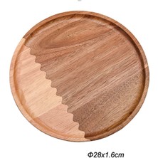 Akasya Yuvarlak Tabak Orta Boy - 68928