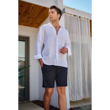 Kısa Erkek Deniz Havuz Şortu Mayo RKS-010 Siyah