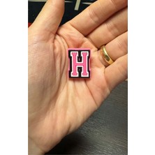 Terlik Süsü/pembe H Harfi