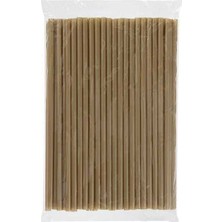Kağıt Pipet 8 MMX240 mm Kraft - 100 Adet Ice Moca Soğuk Kahve Çikolatalı Çilekli Milkshake Limonata