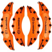 Fullback Uyumlu Brembo Turuncu Kaliper Kapağı 4 Parça Ön Arka Set