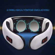 Teknofaji Servikal Masaj Boyun Omuz USB Şarjlı Masaj Aleti Fizik Tedavi Manyetik Cihaz