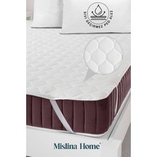 Kapitone Pamuklu Köşe Lastikli Ped Sıvı Su Geçirmez Bebek Çocuk Yatak Koruyucu Alezi 70X110 cm