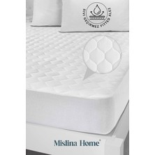 Kapitone Pamuklu Fitted Full Kenar Sıvı Su Geçirmez Bebek Çocuk Yatak Koruyucu Alezi 70X110 cm