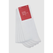D'S Damat Ds Damat Beyaz 5'li Çorap 4HF16ORTCST05
