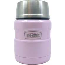 Thermos SK-3002 470ML Stainless King Kaşıklı Yemek Termosu - Pembe