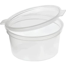 Sert Sos Kap 60 cc Saklama Kabı Ezme Meze Plastik Kapaklı Kase - 50 Adet