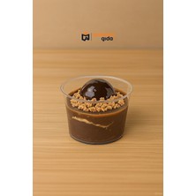Plastik Bodega Plastik Tatlı Kabı 250 cc -20 Adet Tatlı Magnolia Profiterol Tiramisu Trileçe