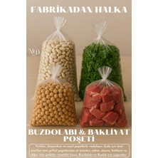 MD PEPA 1 kg Jumbo Boy | Gıda Uyumlu Şeffaf Poşet A Esnek | Lazer Kaynaklı Dayanıklı Buzluk & Et Torbası