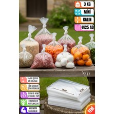 MD PEPA 3 kg Mini Boy | Buzluk Uyumlu Şeffaf Poşet – Hammaddeden, Yırtılmaz Yapı
