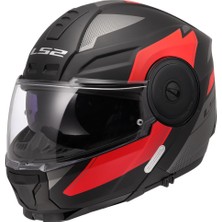 Ls2 Scope 2 Durıa Mat Siyah-Kırmızı Kask