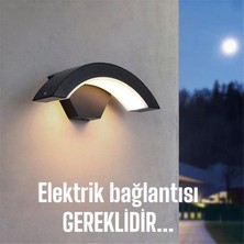 Elektrikle Çalışır 24 Watt Iç ve Dış Mekan LED Duvar Aplik Bahçe Kapı Girişi Armatür 3200K Gün Işığı