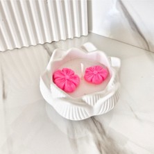 Lux Home Çiçek Bahçesi Serisi LOTUS,%100 Soya Wax Mum