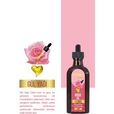 Gül Cilde Canlılık Veren Kızarıkların Giderilmesine Yardımcı Yüz Ve Vücut Yağ 100 ml