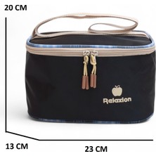 Relaxion 2203-1395 Kore Tarzı Unisex Çocuk Üçlü Set Ilkokul Sırt Çantası - NKT02203-SIYAH-TEKEBAT