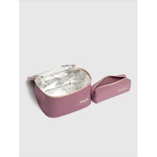 Relaxion 2203-1395 Kore Tarzı Unisex Çocuk Üçlü Set Ilkokul Sırt Çantası - NKT02203-GÜLKURUSU-TEKEBAT