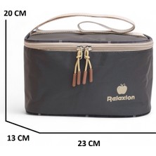 Relaxion 2203-1395 Kore Tarzı Unisex Çocuk Üçlü Set Ilkokul Sırt Çantası - NKT02203-FÜME-TEKEBAT