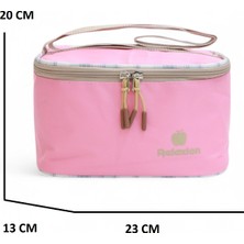 Relaxion 2203-1395 Kore Tarzı Unisex Çocuk Üçlü Set Ilkokul Sırt Çantası - NKT02203-PEMBE-TEKEBAT